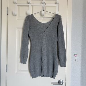 Knit Sweater Mini Dress